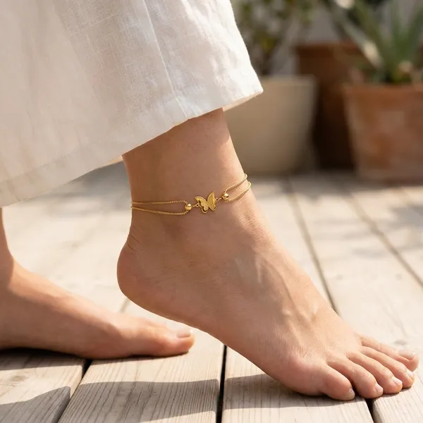 Gold_Anklet_Alloy_For_Women