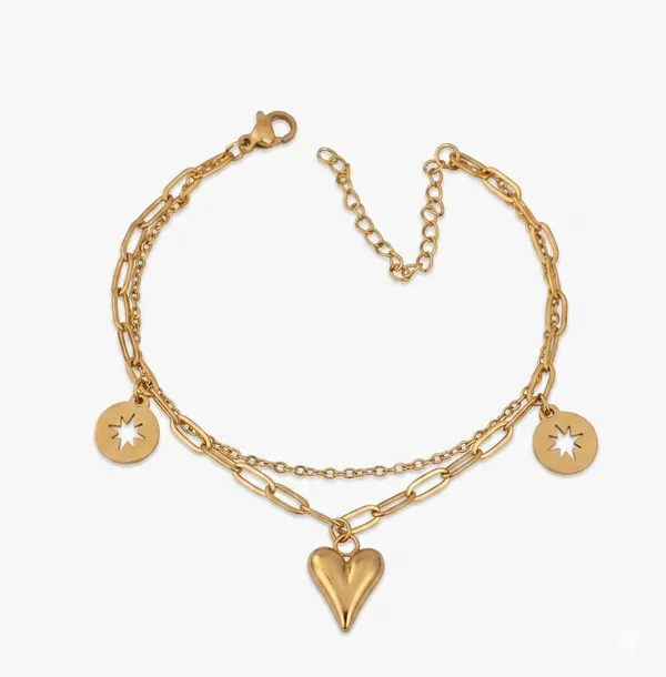 22K_Gold-Plated_Charms_Heart_Harmony_Bracelet