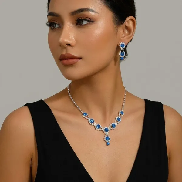 Blue_Jewelry_Set_Alloy_For_Women