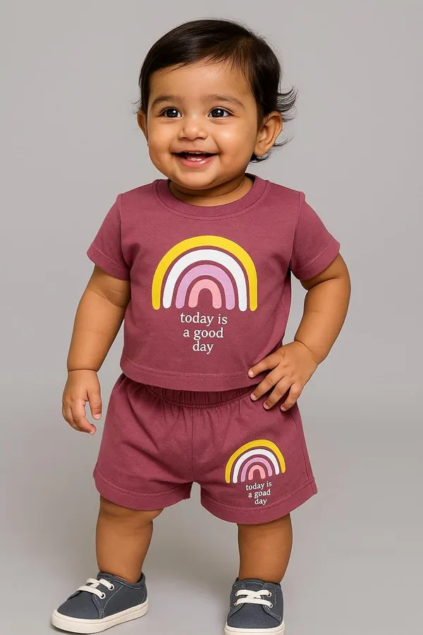 Magenta_Cotton_Crop_Style_Co-Ord_Set_For_Baby_Girls