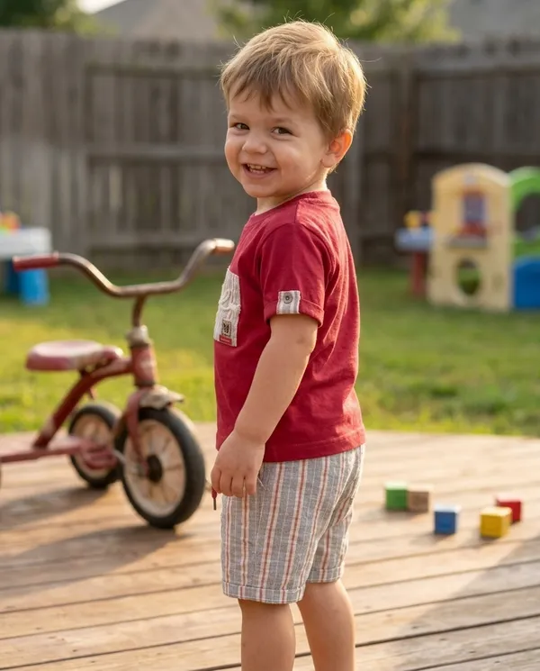 Red_Grey_Cotton_Applique_T-Shirt_&_Shorts_Co-Ord_Set_For_Baby_Boys