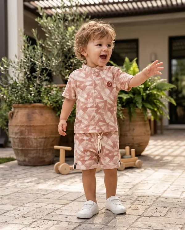Peach_White_Cotton_Geometric_Printed_Co-Ord_Set_For_Baby_Boys
