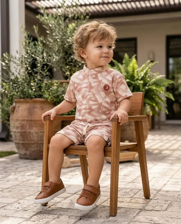 Peach_White_Cotton_Geometric_Printed_Co-Ord_Set_For_Baby_Boys