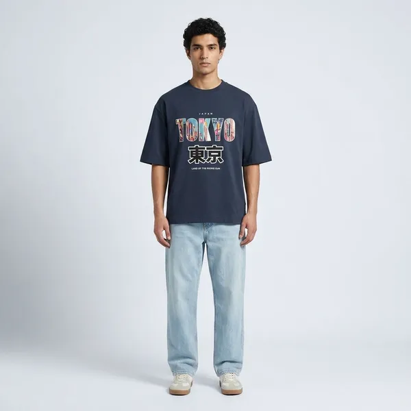 Navyblue_Cotton_Premium_T_Shirt_For_Men