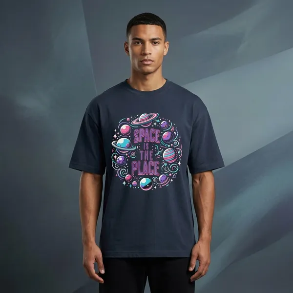Navyblue_Cotton_Premium_T_Shirt_For_Men