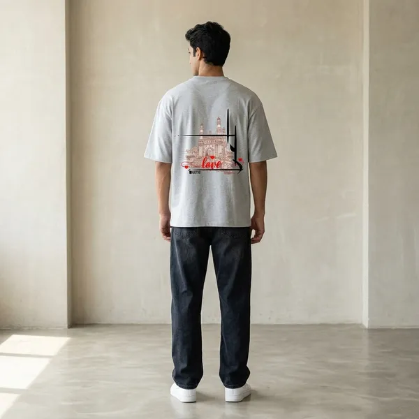 Greymelange_Cotton_Premium_T_Shirt_For_Men