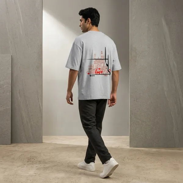 Greymelange_Cotton_Premium_T_Shirt_For_Men
