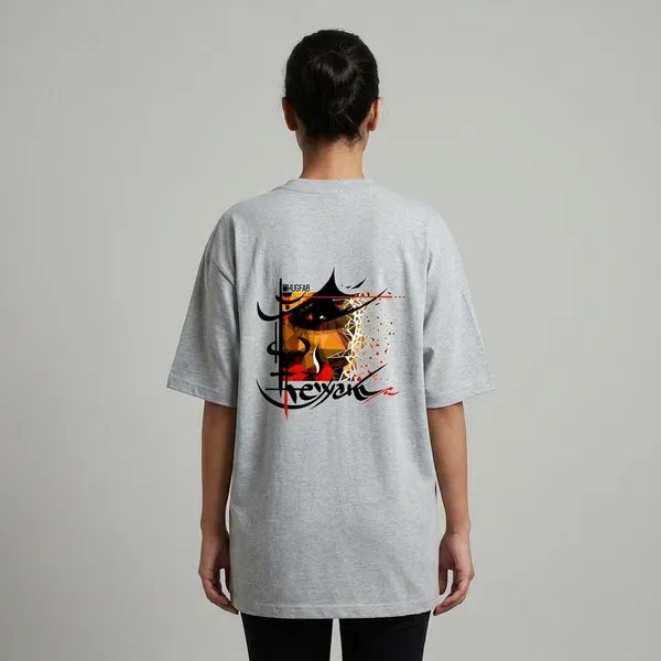 Greymelange_Cotton_Premium_T_Shirt_For_Men
