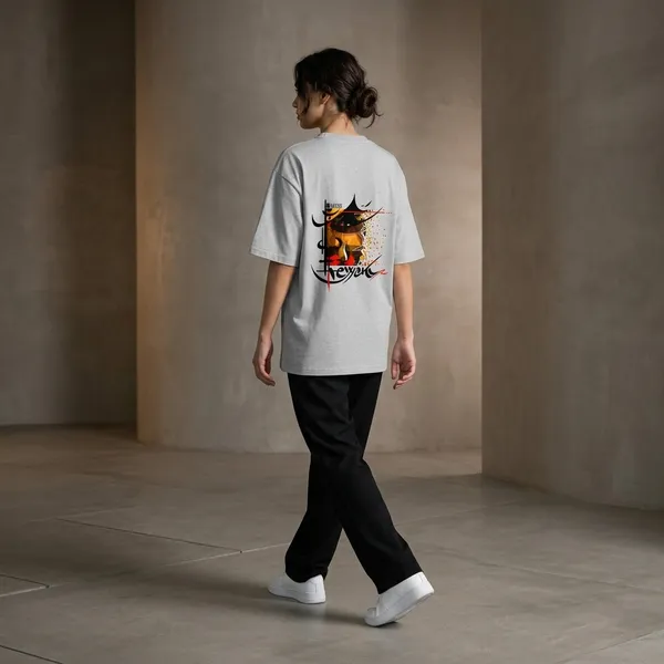 Greymelange_Cotton_Premium_T_Shirt_For_Men