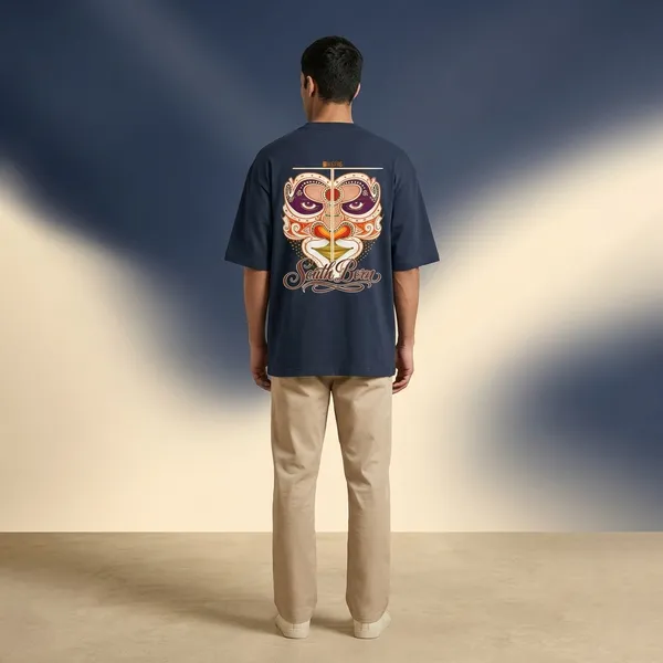 Navyblue_Cotton_Premium_T_Shirt_For_Men