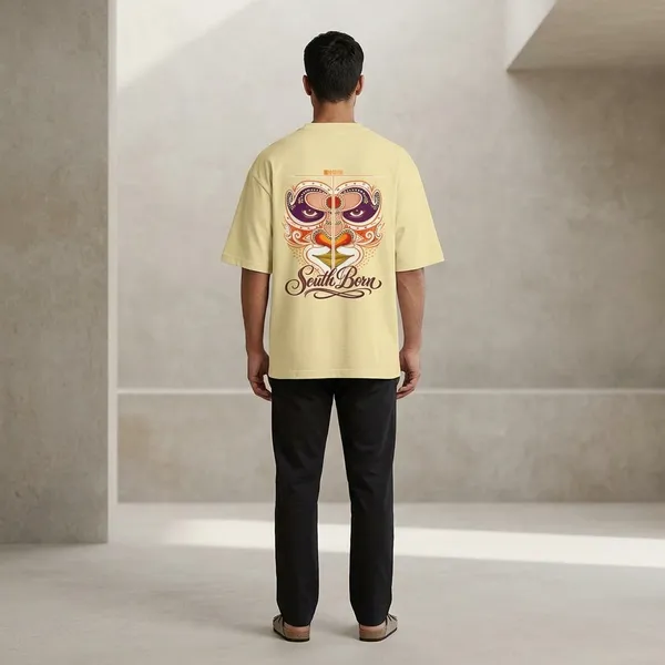 Beige_Cotton_Premium_T_Shirt_For_Men