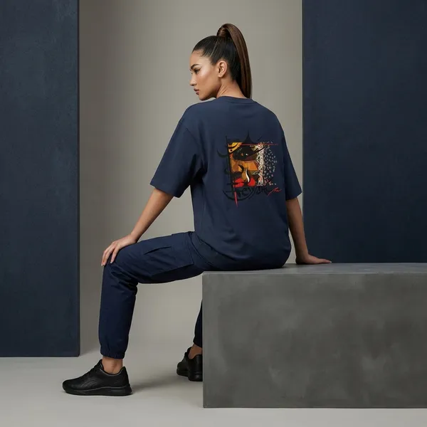 Navyblue_Cotton_Premium_T_Shirt_For_Men