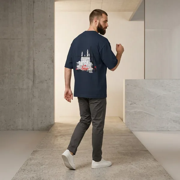 Navyblue_Cotton_Premium_T_Shirt_For_Men