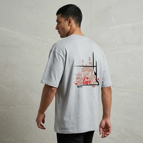 Greymelange_Cotton_Premium_T_Shirt_For_Men
