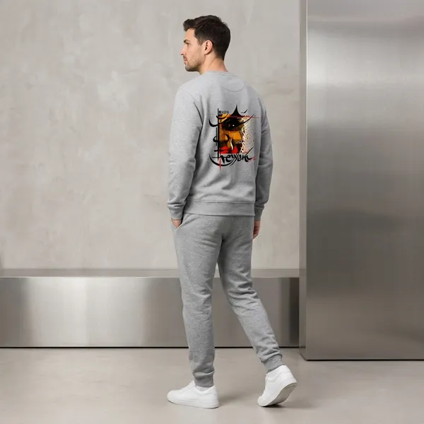 Greymelange_Cotton_Premium_Sweatshirt_For_Men
