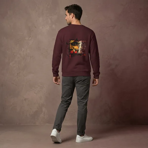 Maroon_Cotton_Premium_Sweatshirt_For_Men