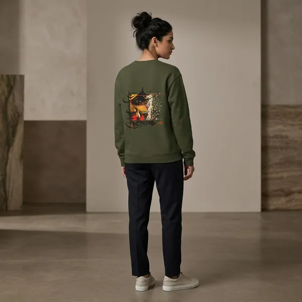 Olivegreen_Cotton_Premium_Sweatshirt_For_Men