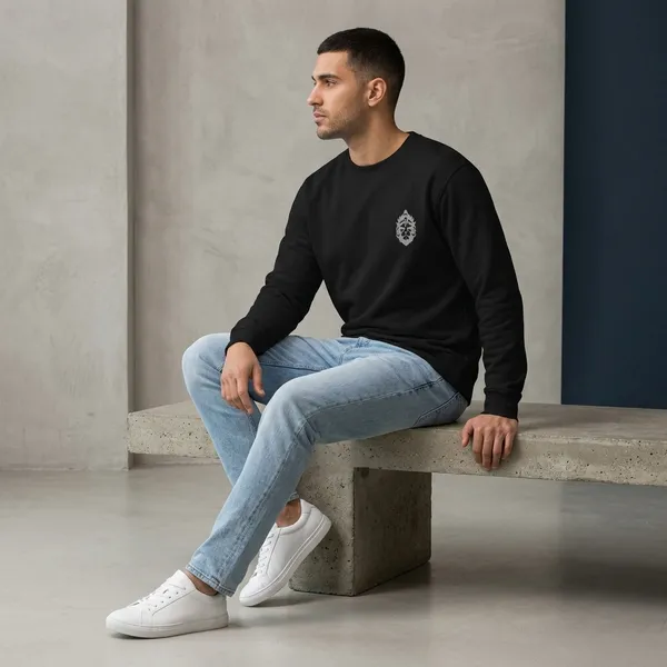 Black_Cotton_Premium_Sweatshirt_For_Men