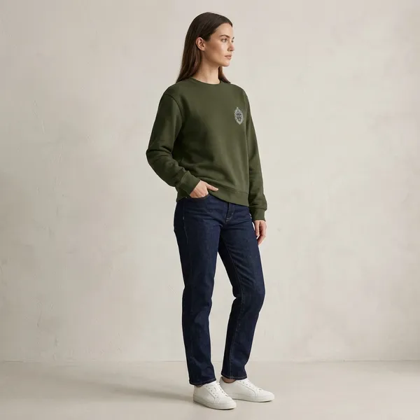 Olivegreen_Cotton_Premium_Sweatshirt_For_Men