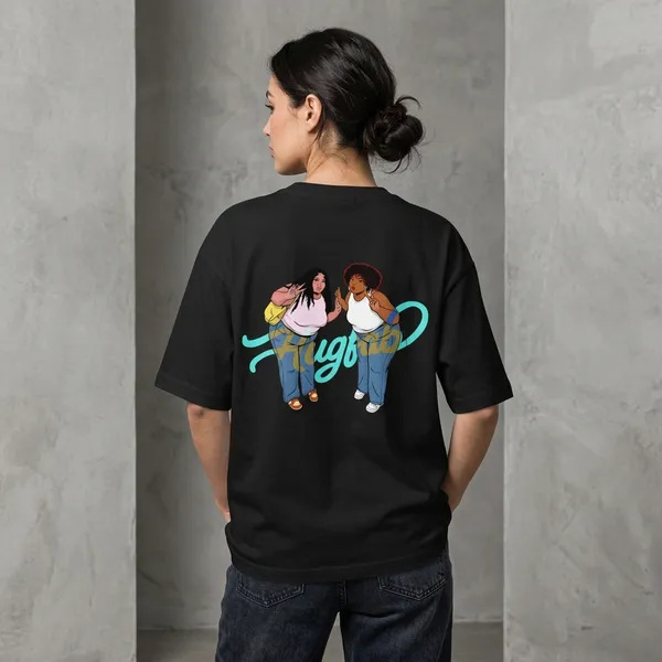 Black_Cotton_Premium_Graphic_Tee_For_Women