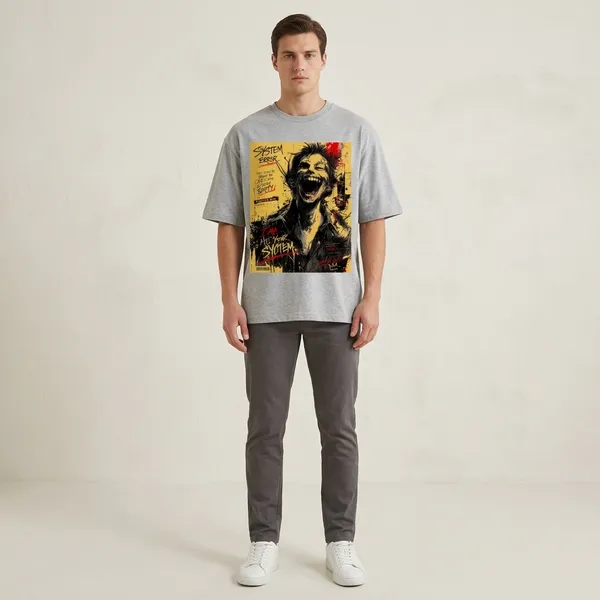 Greymelange_Cotton_Premium_T_Shirt_For_Men