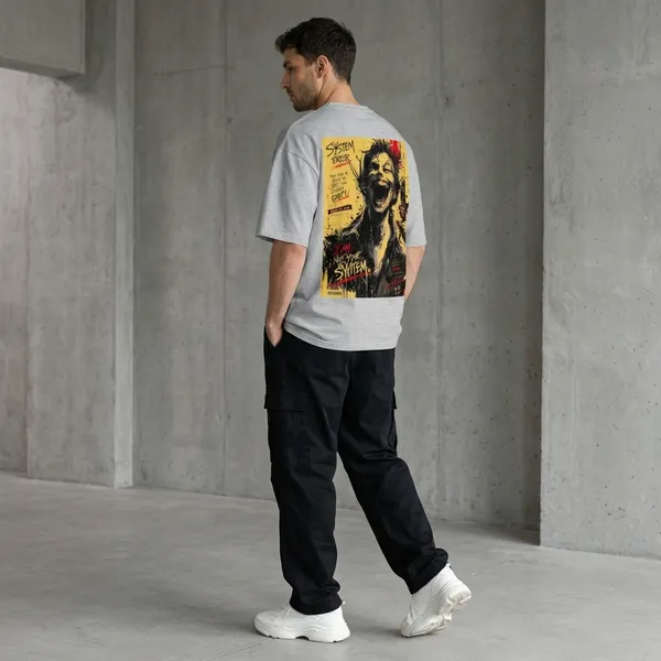 Greymelange_Cotton_Premium_T_Shirt_For_Men