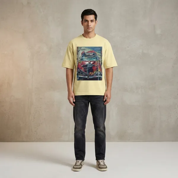 Beige_Cotton_Premium_T_Shirt_For_Men