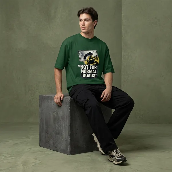 Bottlegreen_Cotton_Premium_T_Shirt_For_Men