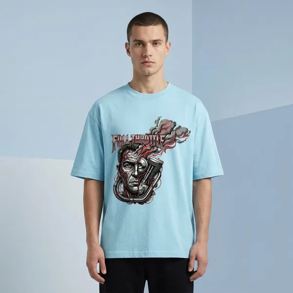 Babyblue_Cotton_Premium_T_Shirt_For_Men