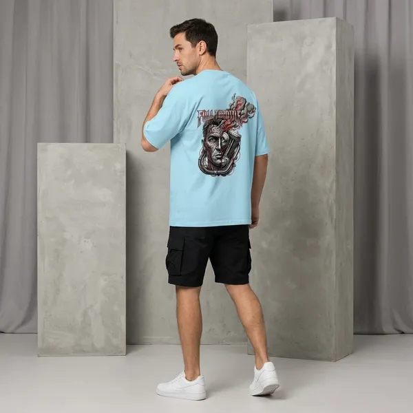 Babyblue_Cotton_Premium_T_Shirt_For_Men