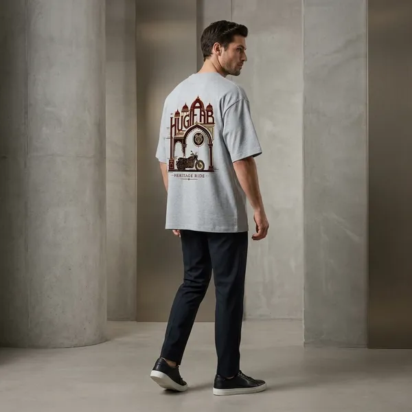 Greymelange_Cotton_Premium_T_Shirt_For_Men
