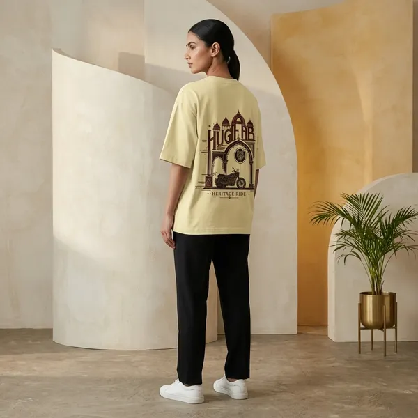 Beige_Cotton_Premium_T_Shirt_For_Men