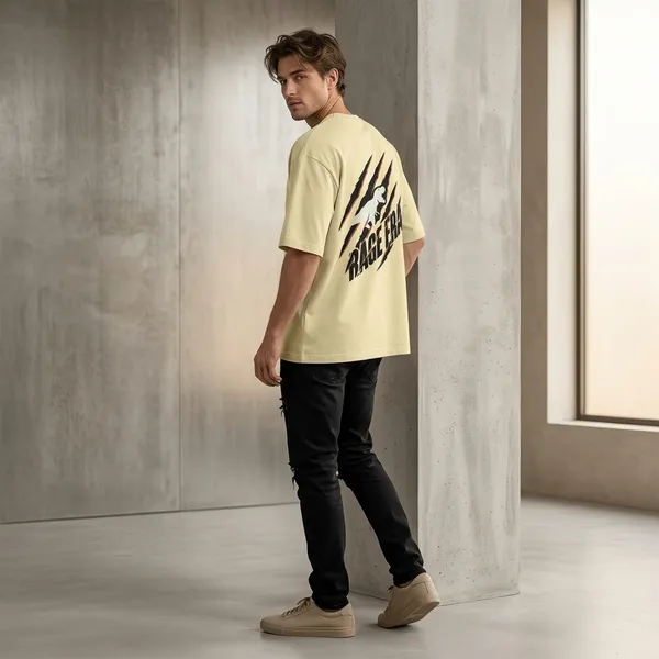 Beige_Cotton_Premium_T_Shirt_For_Men