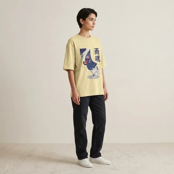 Beige_Cotton_Premium_T_Shirt_For_Men