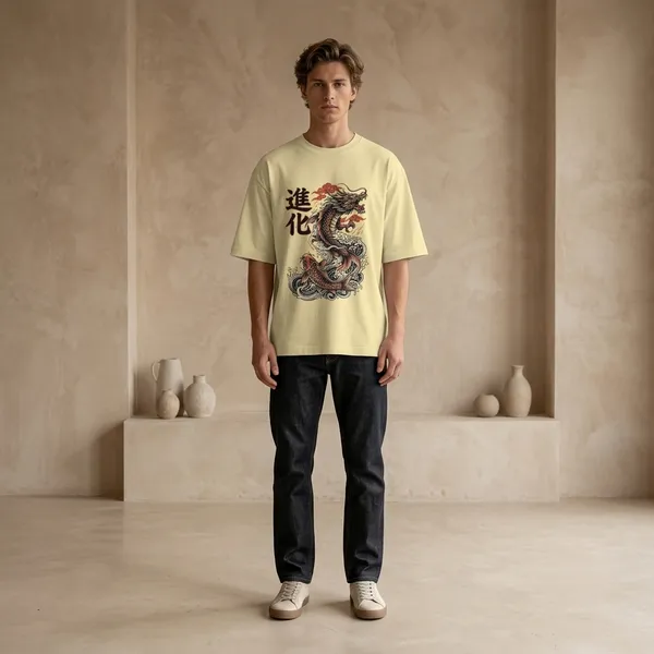 Beige_Cotton_Premium_T_Shirt_For_Men