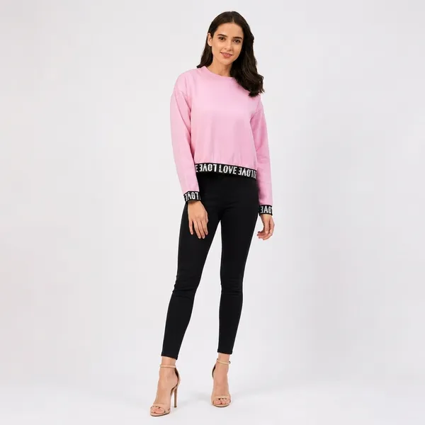 Pink_Cotton_Premium_Sweatshirt_For_Women