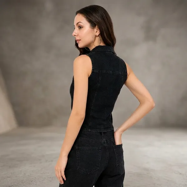 Black_Cotton_Premium_Sleeveless_Top_For_Women