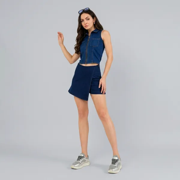 Blue_Cotton_Premium_Sleeveless_Top_For_Women