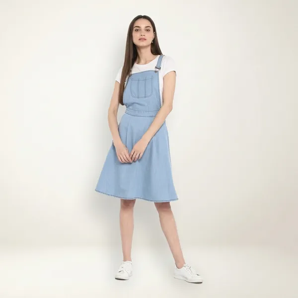 Blue_Cotton_Premium_Sleeveless_Above_Knee_Dress_For_Women