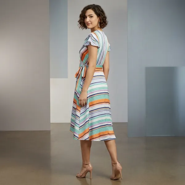 Multicolor_Cotton_Premium_Knee_Length_Dress_For_Women
