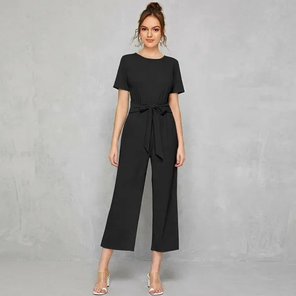 Black_Cotton_Premium_Cap_Sleeve_Jumpsuit_For_Women