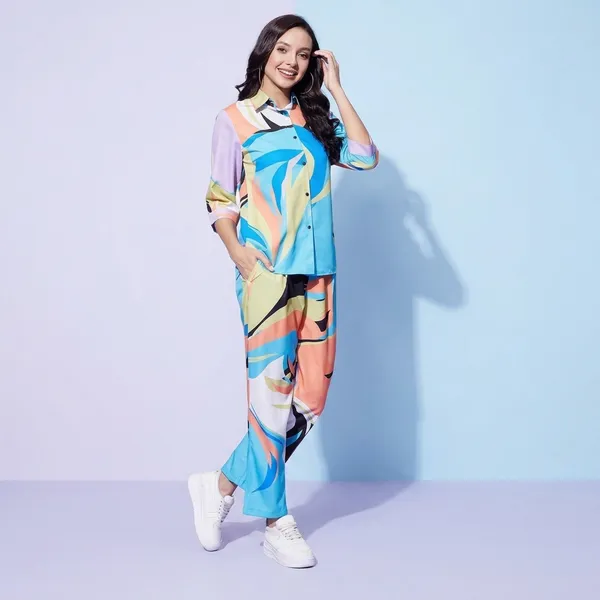 Multicolor_Cotton_Premium_Co-Ord_Set_For_Women