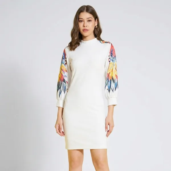 Multicolor_Cotton_Premium_Printed_Dress_For_Women
