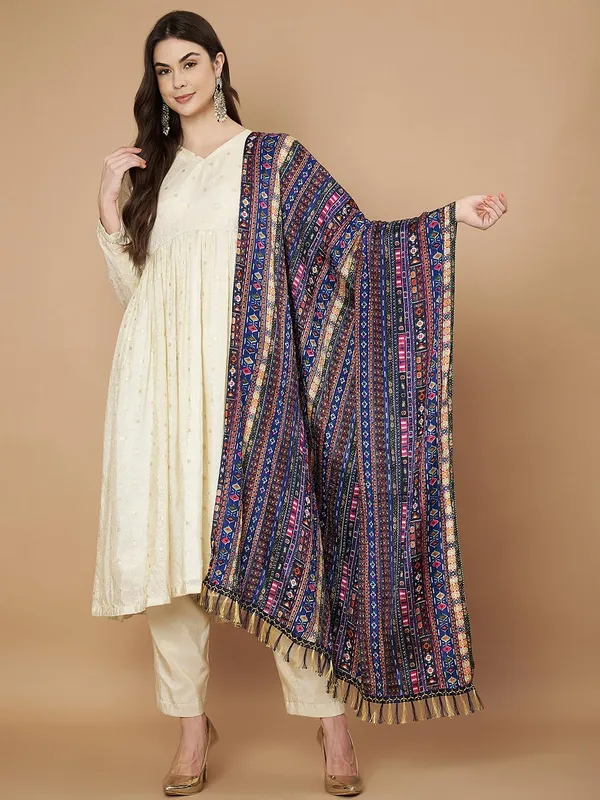 Multicolor_Polyster_Fancy_Dupatta_For_Women