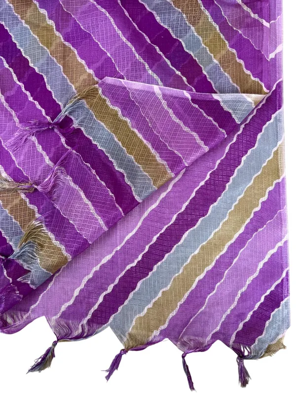 Purple_Poly_Kota_Checks_Fancy_Dupatta_For_Women