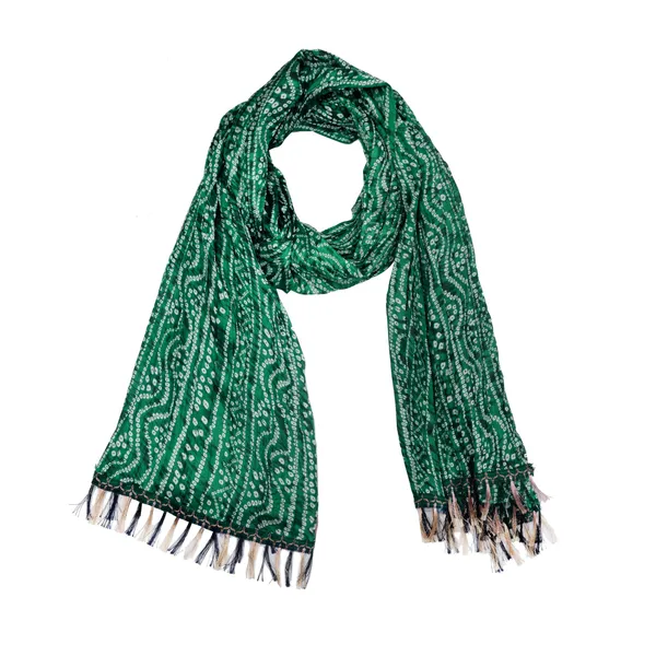 Green_Polyster_Fancy_Dupatta_For_Women