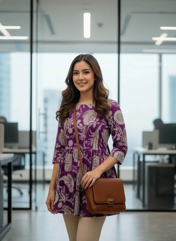 Purple_Cotton_Fancy_Tunic_Kurti_For_Women