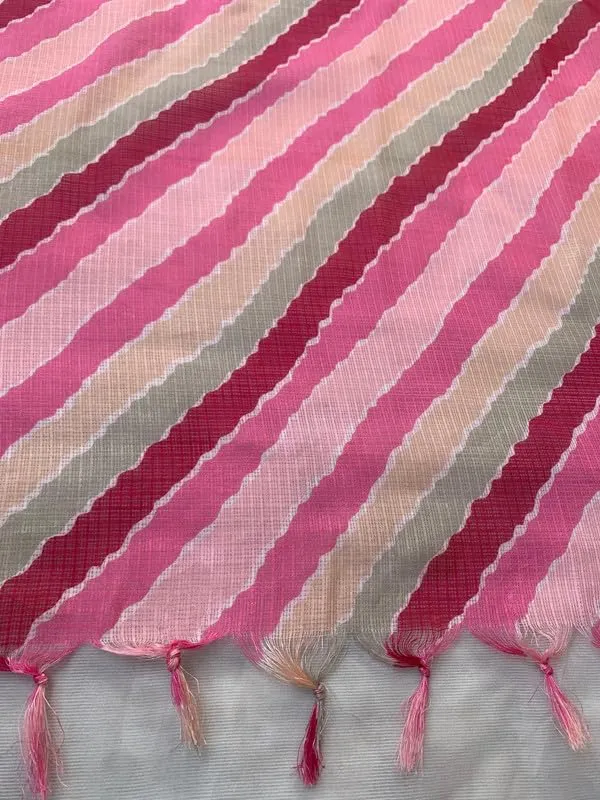 Pink_Poly_Kota_Checks_Fancy_Dupatta_For_Women