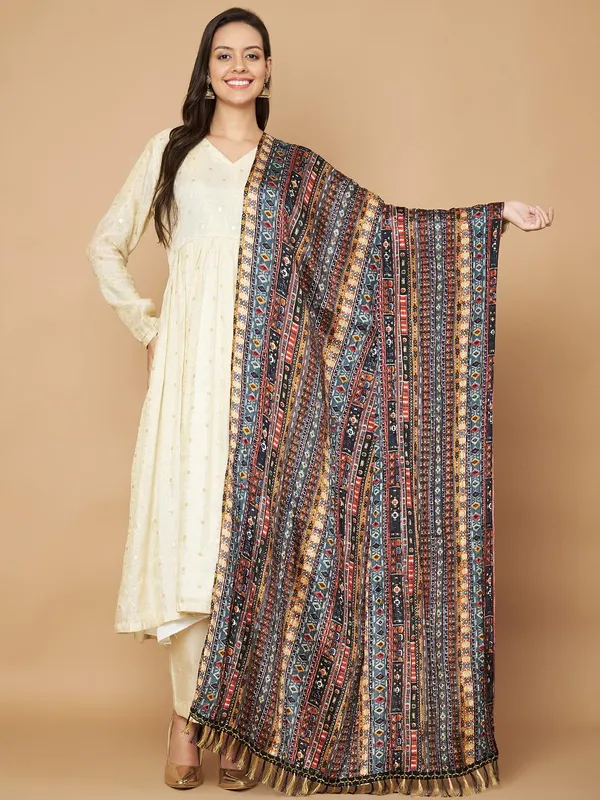 Multicolor_Polyster_Fancy_Dupatta_For_Women