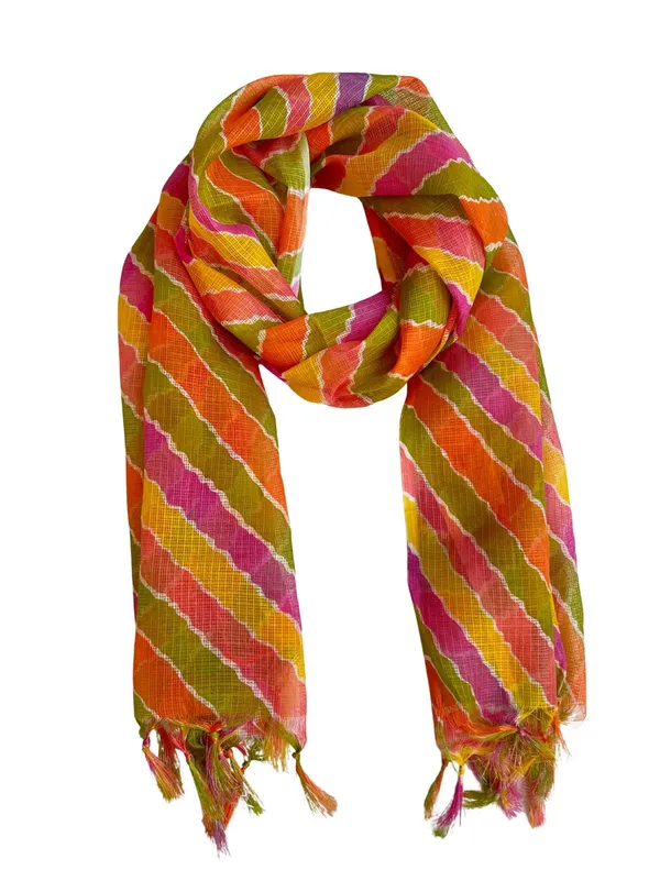 Multicolor_Poly_Kota_Checks_Fancy_Dupatta_For_Women